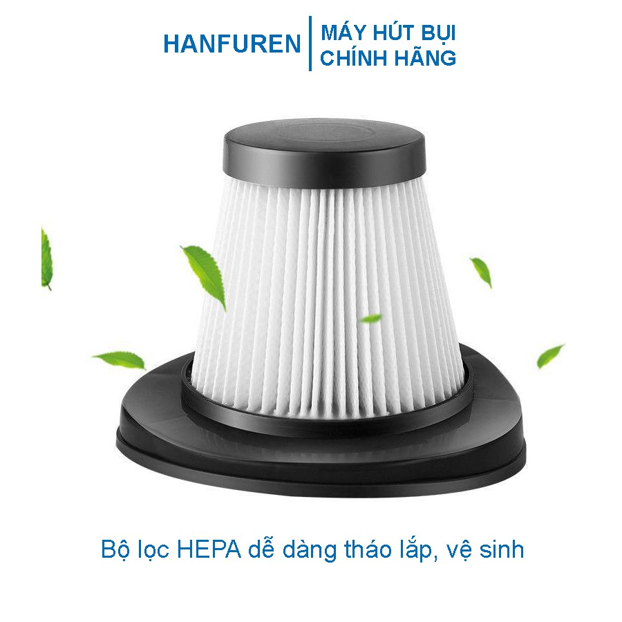 [HANFUREN] Máy Hút Bụi Gia Đình Cầm Tay HANFUREN LF-07A Công Suất 600W Lực Hút 15000Pa Kèm 9 Đầu Hút Bảo Hành 6 Tháng | BigBuy360 - bigbuy360.vn