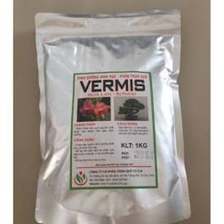 Phân trùn quế dạng viên - tan siêu chậm vermis pro gói 1kg