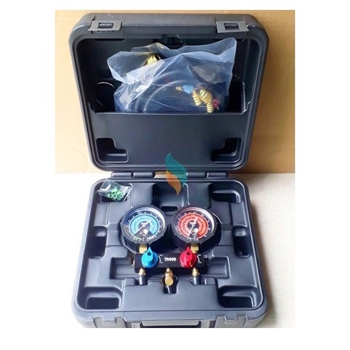 Đồng hồ nạp gas TB125BV có hộp đựng - Tasco - Đo nạp gas R22