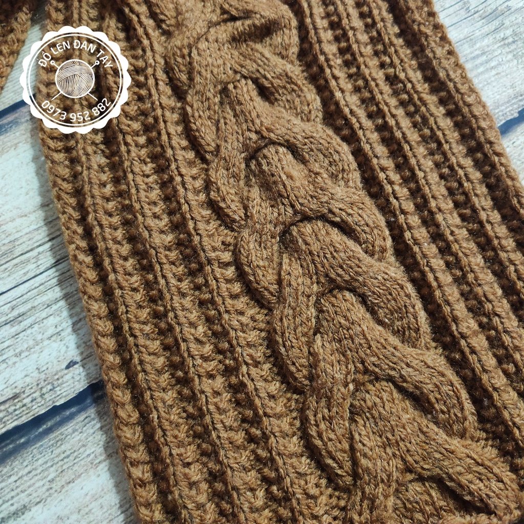 Khăn len đan tay nam nữ tỉ mỉ từng mũi - Quà tặng handmade ý nghĩa và độc đáo - Ấm áp mùa đông