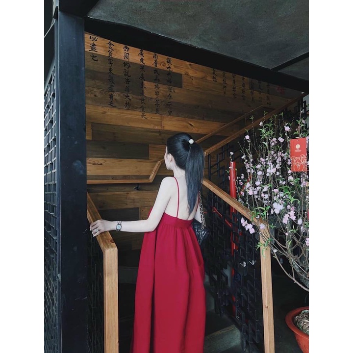 Đầm maxi hai dây ôm ngực Tira House váy 2 dây dáng dài đi biển | BigBuy360 - bigbuy360.vn