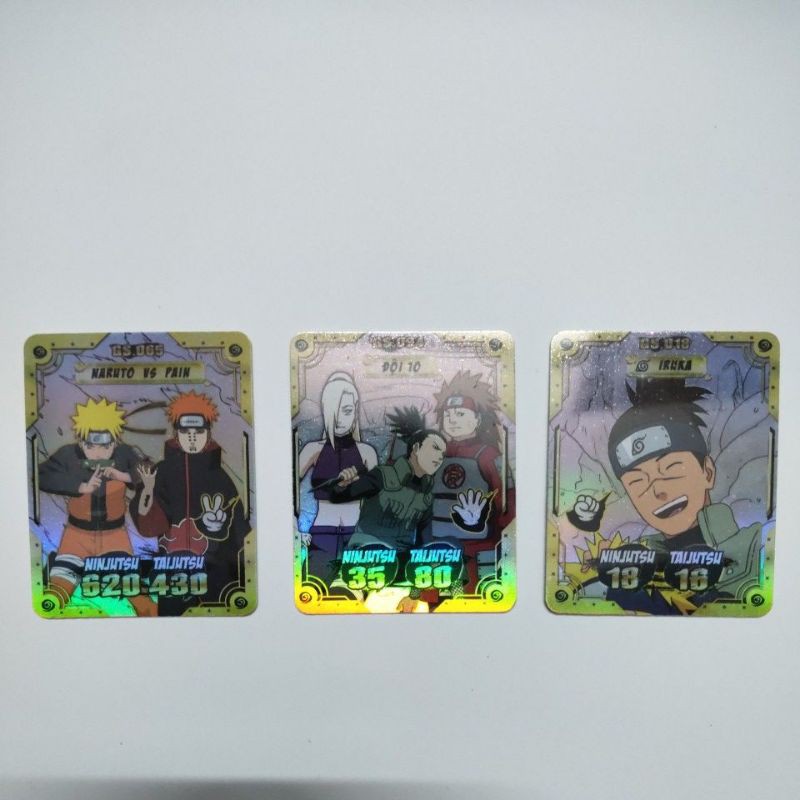 Thẻ bài Toonies Naruto Shippuden Gold