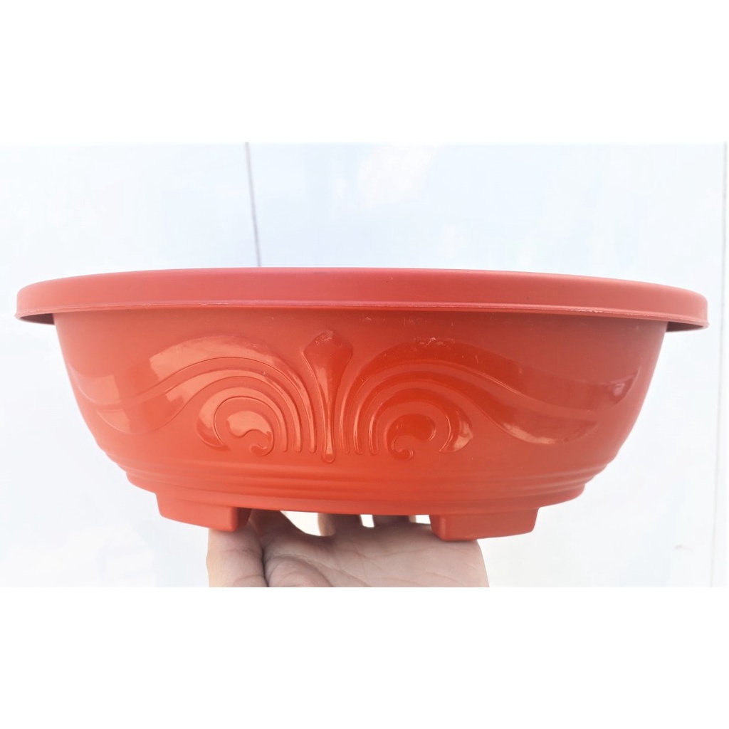 CHẬU NHỰA HÌNH OVAL TRỒNG BONSAI, CÂY HOA, NHỰA BỀN, MÀU ĐẸP