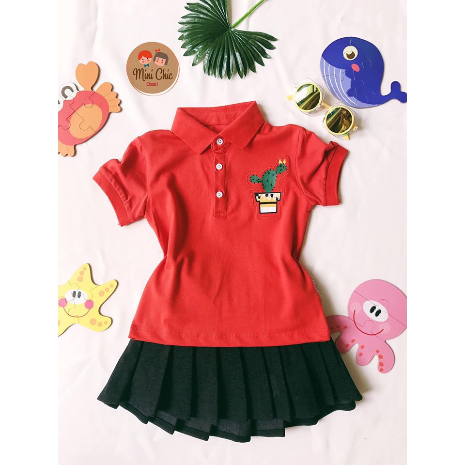 Áo polo xương rồng