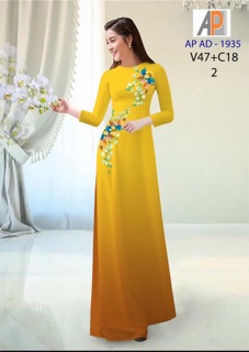 Vải áo dài ombre