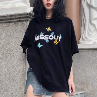 ÁO THUN MISSOUT BƯỚM UNISEX (ĐEN, TRẮNG)