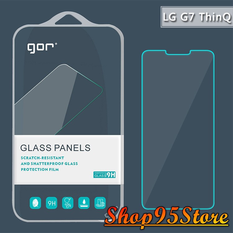 [Fullbox] Bộ 2 kính cường lực GOR dành cho LG G7 trong suốt