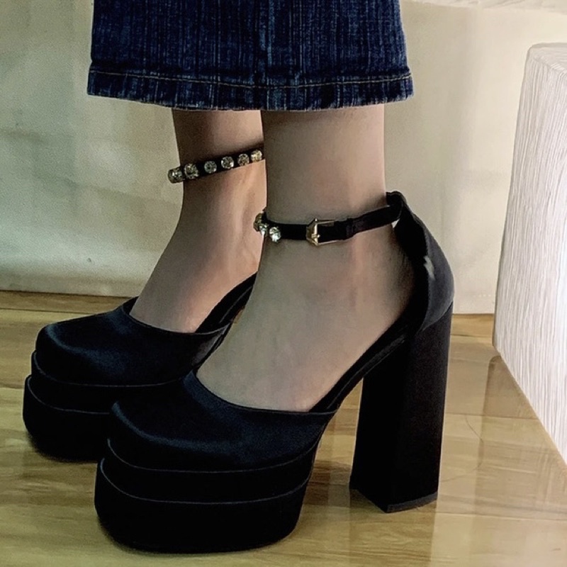 GIÀY CAO GÓT LOLITA L01 ĐẾ KÉP CAO 14CM