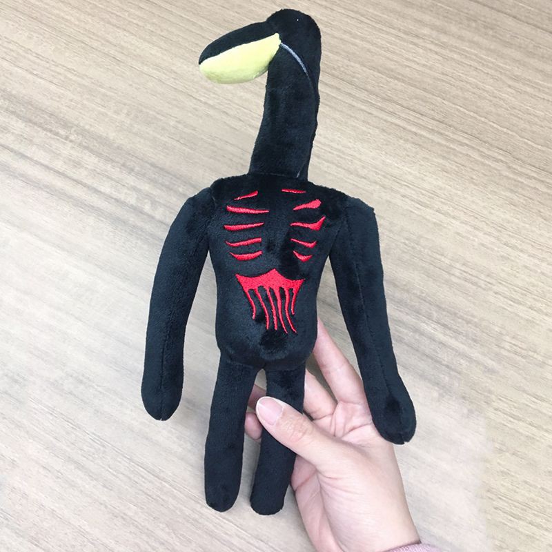 Horror Siren Stuffed Toys Head Black Street Lamp Light Cartoon Plush Doll