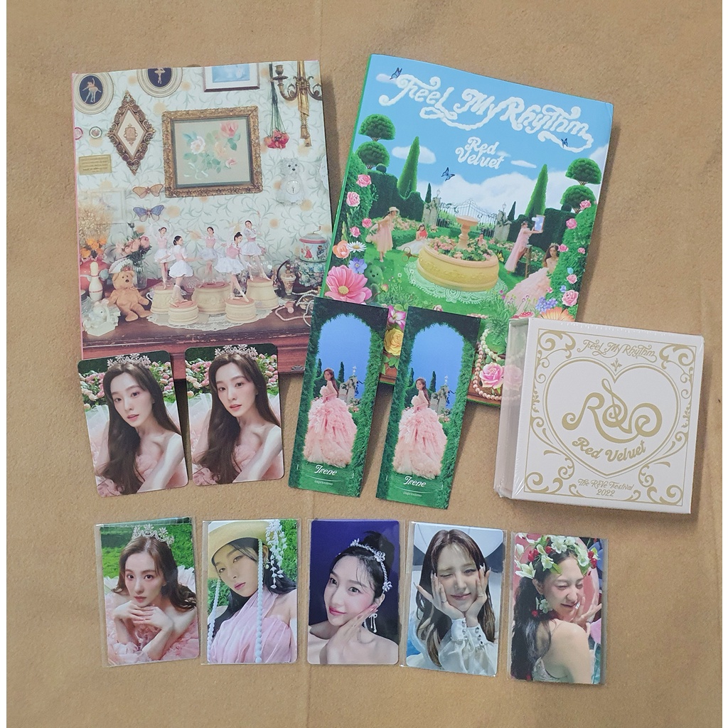 Ảnh album photocard Red Velvet Feel My Rhythm nguyên seal Reve Festival Irene Wendy Seulgi mumo