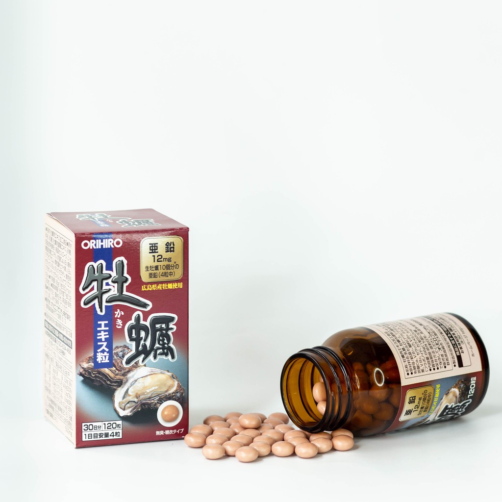 Tăng cường sinh lý nam giới Viên uống tinh chất hàu tươi Orihiro 120 viên