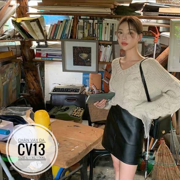 (CÓ ẢNH THẬT) BIGSIZE Chân váy da CV13 | BigBuy360 - bigbuy360.vn