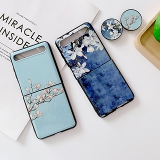 Z Ốp Điện Thoại Silicon Họa Tiết Hoa Mộc Lan Lấp Lánh Cho Samsung Galaxy Z Flip 4 Z Flip 3 Z Flip 2 Z Flip 4