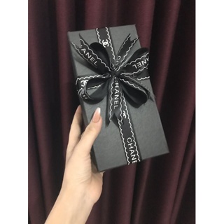 Hộp đựng quà tặng kèm nơ cao cấp _Giấy rơm 23-12-7cm