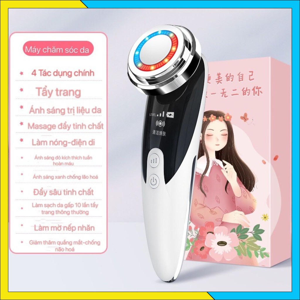 [MASSAGE - ĐẨY DƯỠNG CHẤT - TRẺ HÓA] MÁY MASSAGE MẶT - MÁY CHĂM SÓC DA MẶT TOÀN DIỆN | BigBuy360 - bigbuy360.vn