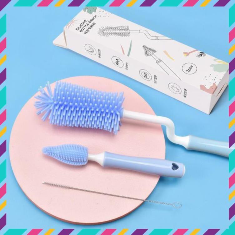 cọ bình sữa silicon cho bé