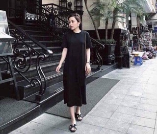 Dép Chữ H Đen