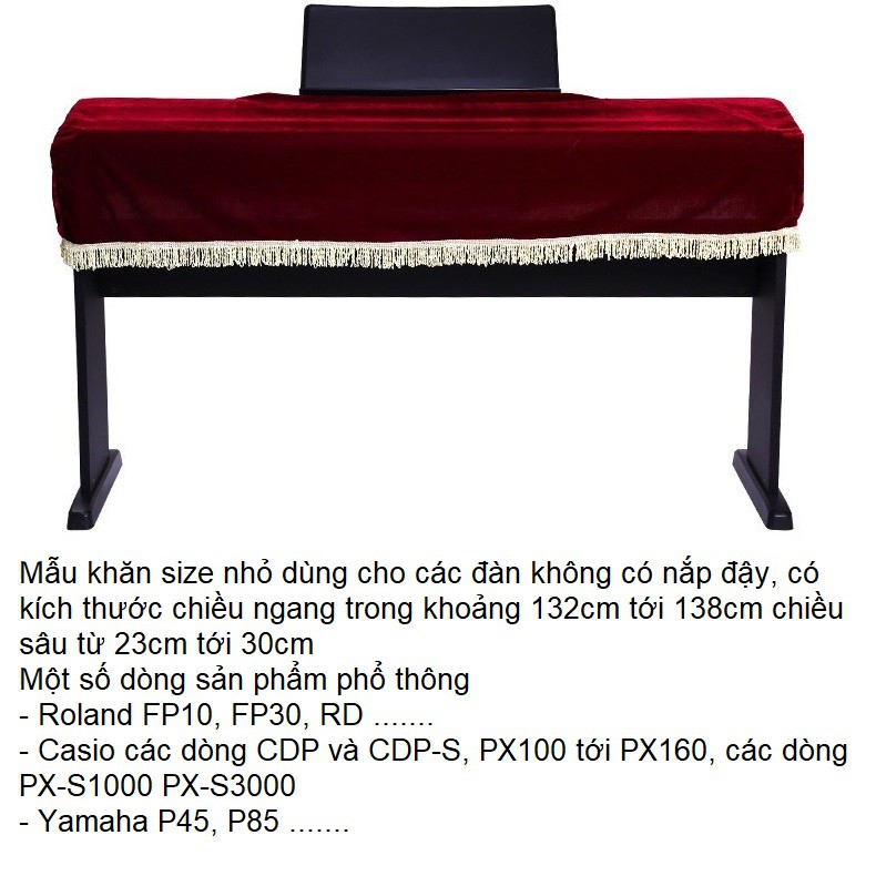 KHĂN PHỦ ĐÀN PIANO ĐIỆN