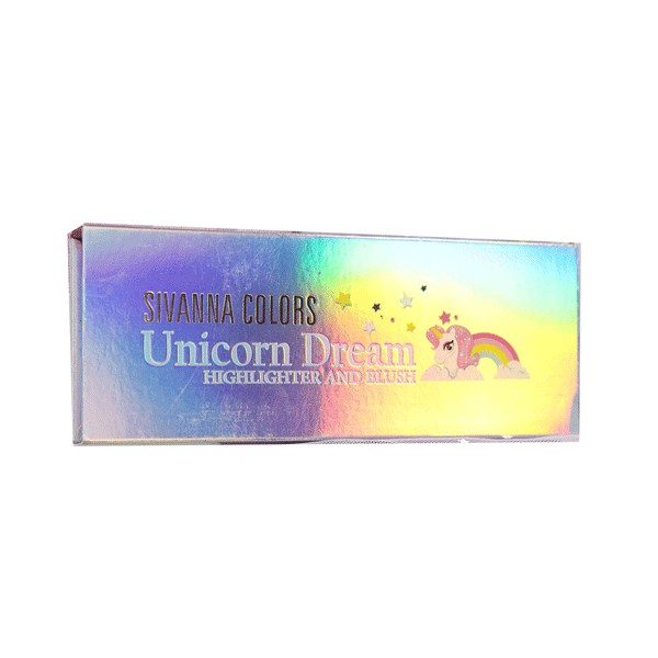 SIVANNA COLORS - Phấn bắt sáng, má hồng Unicorn Dream Highlight & Blush