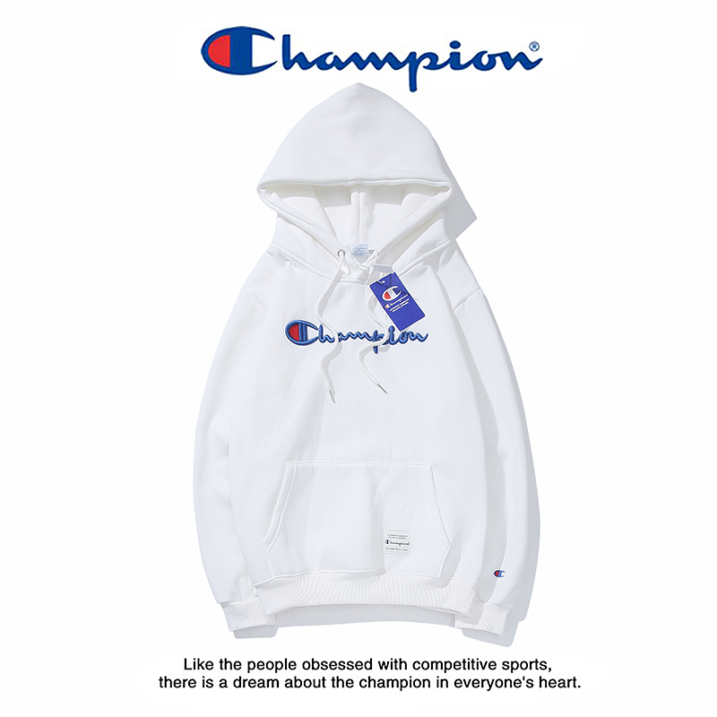 Áo hoodie tay dài kiểu rộng in hình chữ Champion C08939