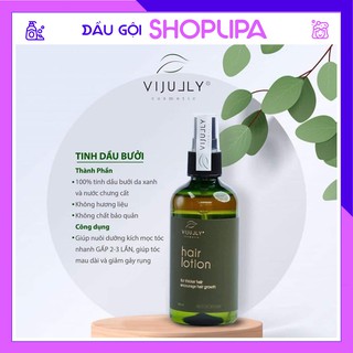 Xịt tóc tinh dầu bưởi vijully shoplipa ngăn ngừa rụng tóc, kích thích mọc tóc, 100ml