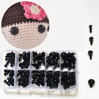 100pcs Eyes DIY Plastic Toy Accessories Crafts Eco-friendly Safety Set With Washer