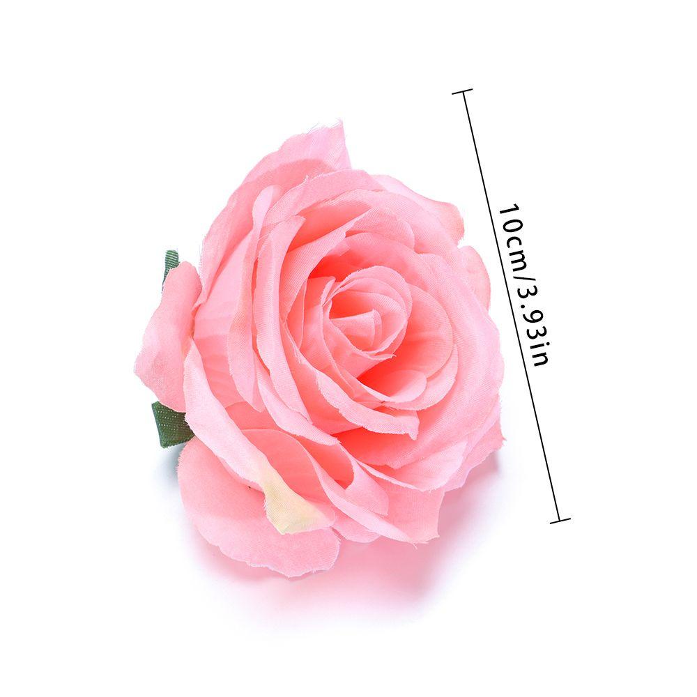 Bó Hoa Hồng Giả Đầu To 10cm Dùng Trang Trí Tiệc