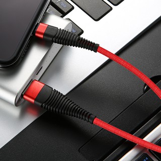 Cáp Sạc Cổng Micro Usb Dạng Dây Dù Cho Ios Android