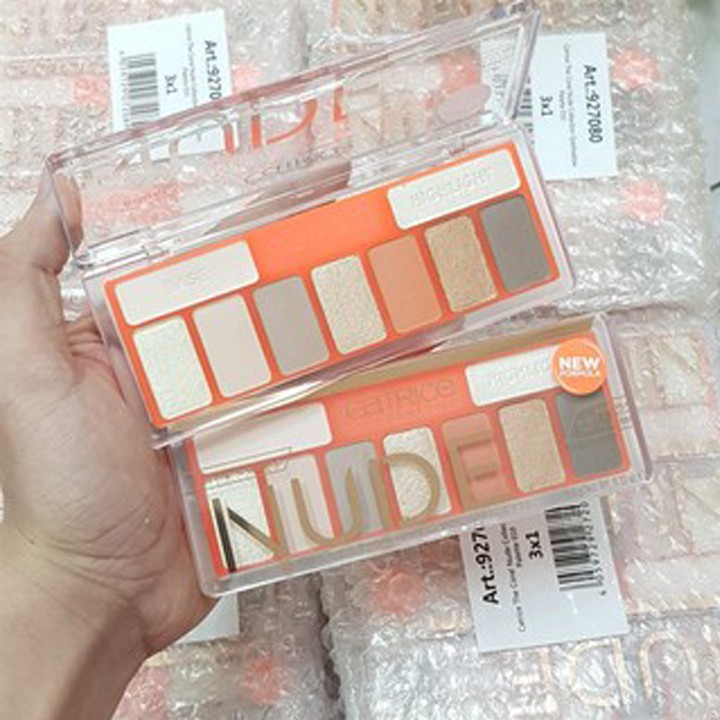 Bảng phấn mắt 7 màu Catrice The Coral Nude 010 Peach Passion Collection Eyeshadow Palette