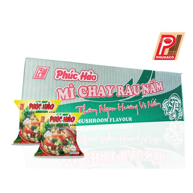 Mì Chay Rau Nấm Phúc Hảo - 30 gói - 65 gr