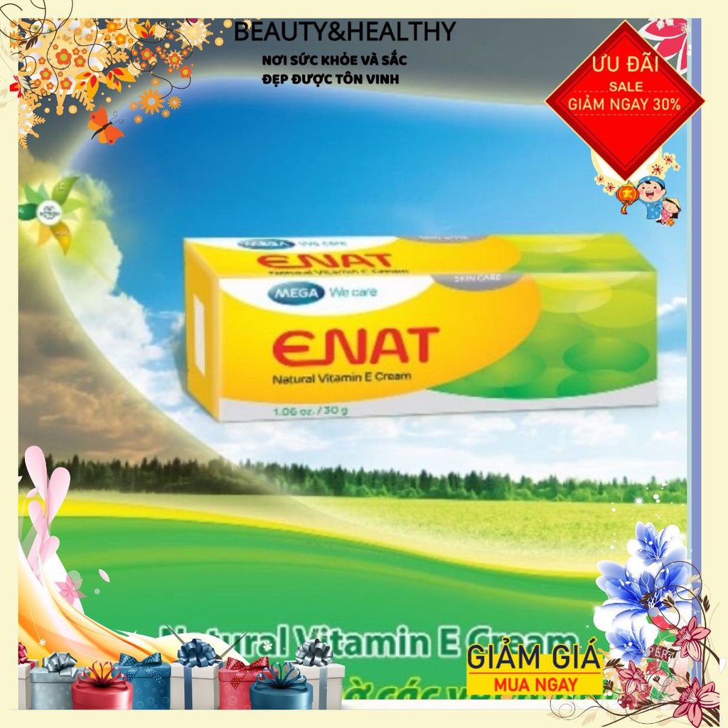 Enat cream 30 g giúp ngăn ngừa lão hoá, làm mịn da, cung cấp vitamin E và dầu jojoba tự nhiên  giúp trẻ hoá da | BigBuy360 - bigbuy360.vn