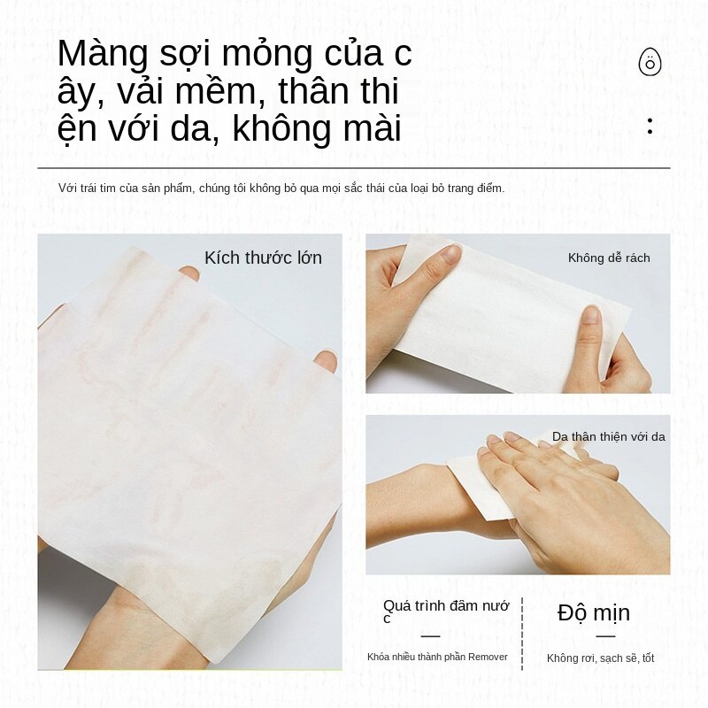 [Hàng mới về] Khăn Tẩy Trang Bioaoua Chiết Xuất Bơ Dưỡng Ẩm Kiềm Dầu Làm Sạch Da | BigBuy360 - bigbuy360.vn