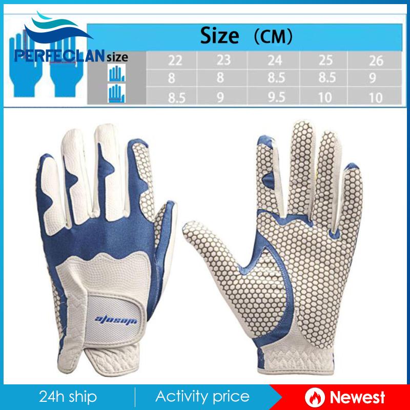 Găng Tay Đánh Golf Bằng Sợi Tổng Hợp Thoáng Khí Thoải Mái Có Thể Giặt Sạch Cho Nam