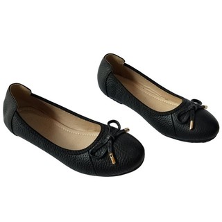 Giày Búp Bê Nữ Da Bò BIGGBEN Cao Cấp HKD3579