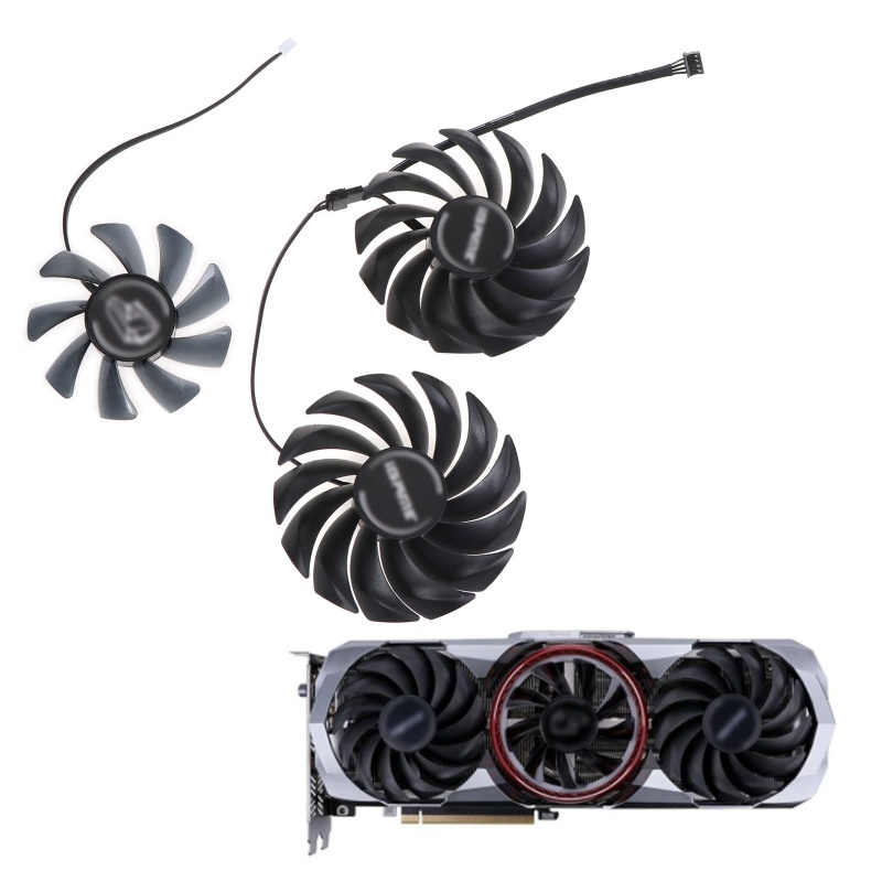 Quạt Đồ Họa Nhiều Màu Sắc R * PVA080E12R 4Pin iGame GeForce RTX 3060 RTX 3070 RTX