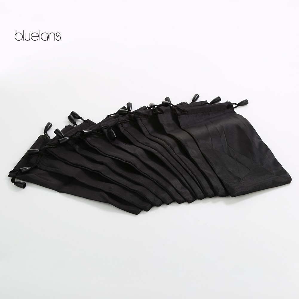 Bộ 10 Túi Vải Dây Rút Đựng Mắt Kính / Điện Thoại Tiện Dụng