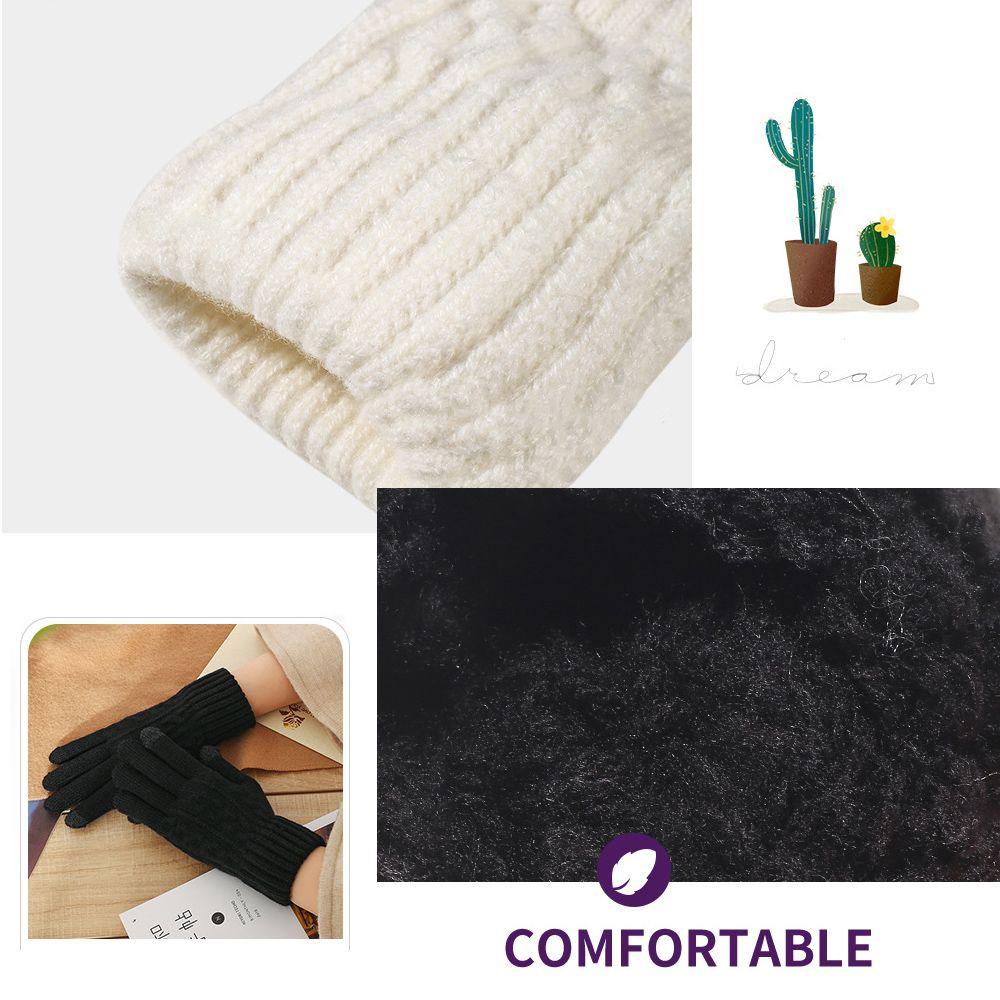 Găng Tay SUENIN Vải Cashmere Bảo Vệ Toàn Ngón Dùng Trượt Tuyết / Đạp Xe