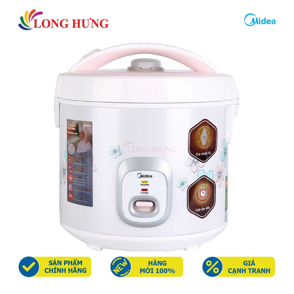 Nồi cơm điện nắp gài Midea 1.8 lít MR-CM1825 - Hàng chính hãng