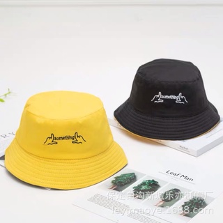 Mũ bucket hai mặt cao cấp nam nữ in chữ something - ảnh thật - nón bucket hat bk003 - 2002 official