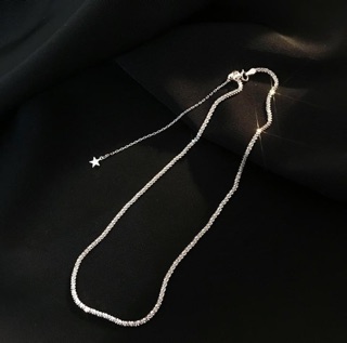 Choker bạc nữ
