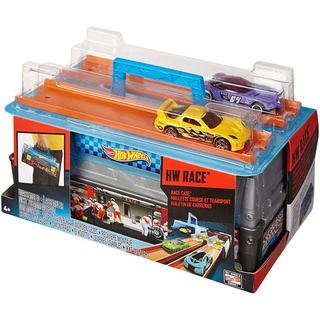 Hotwheels - Bộ hộp chứa và phóng tốc độ siêu xe Hot Wheels CFC81, tặng kèm 1 hotwheel