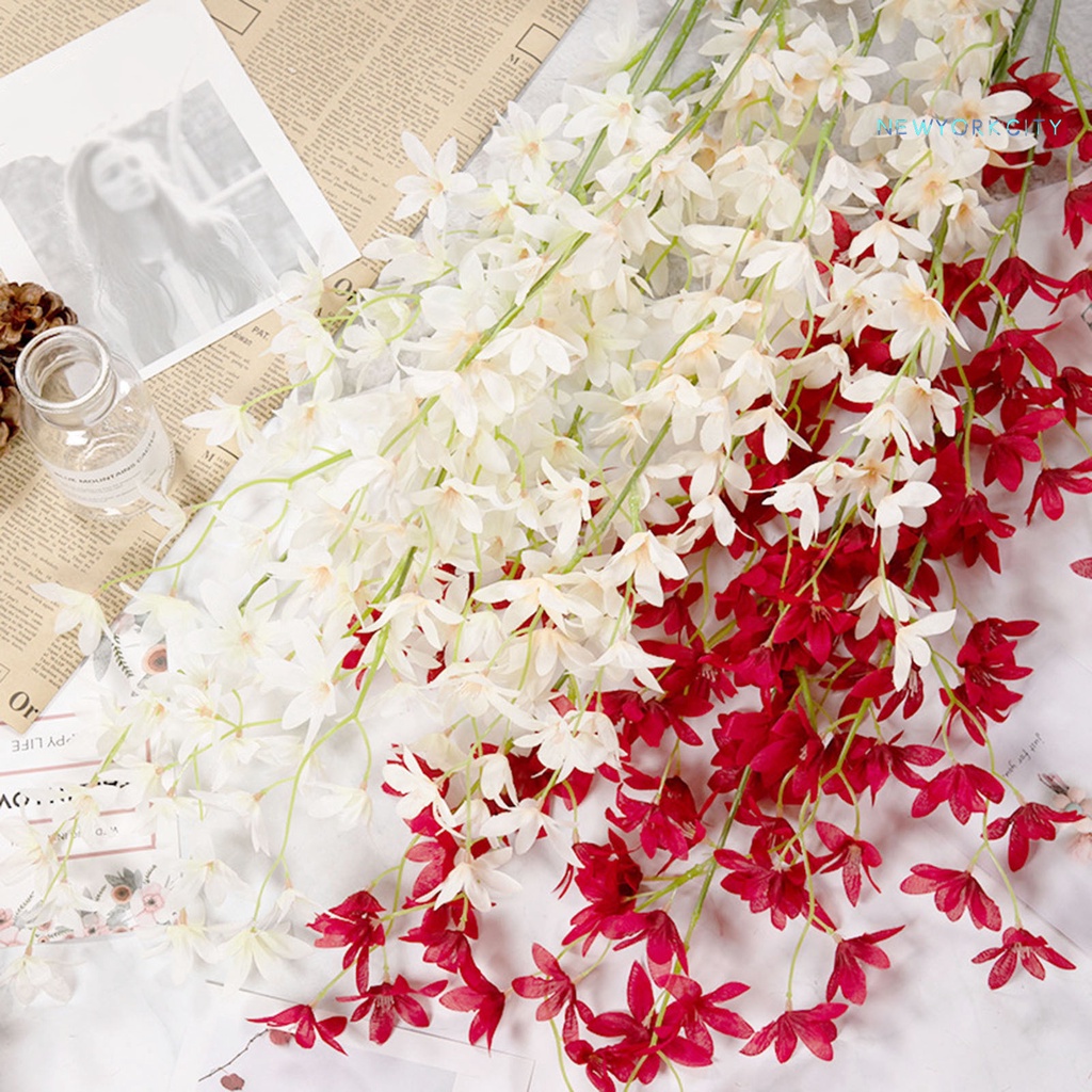 Hoa Giả Bằng Lụa Nhân Tạo Tinh Tế Trang Trí Nội Thất