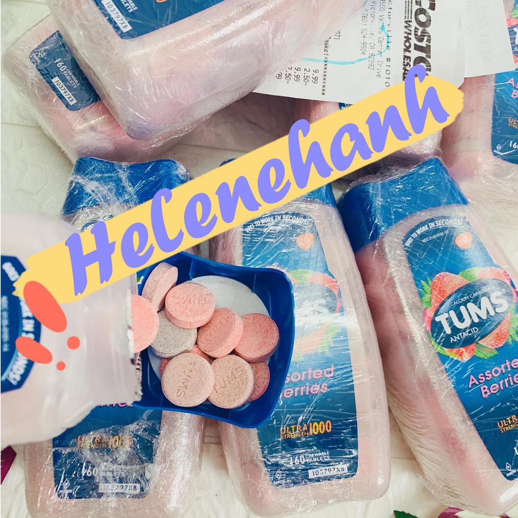 Kẹo ngậm Tums Ultra Strength 1000 - 160 Viên - DATE 2026