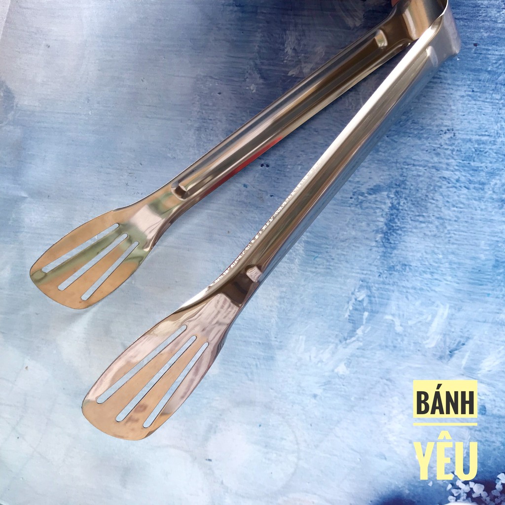 Dụng cụ gắp thịt/ gắp bánh inox 18cm DC110