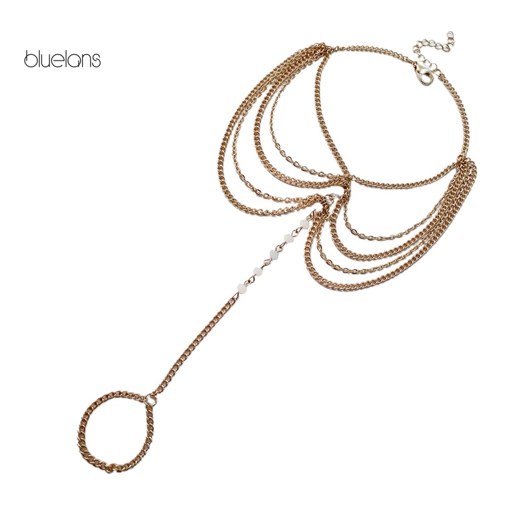 Bộ Nhẫn Đeo Ngón Chân Năm Lớp Thân Thiện Với Da