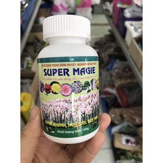 Phân bón Super Magie - lọ 100 gam chuyên dùng cho hoa Lan