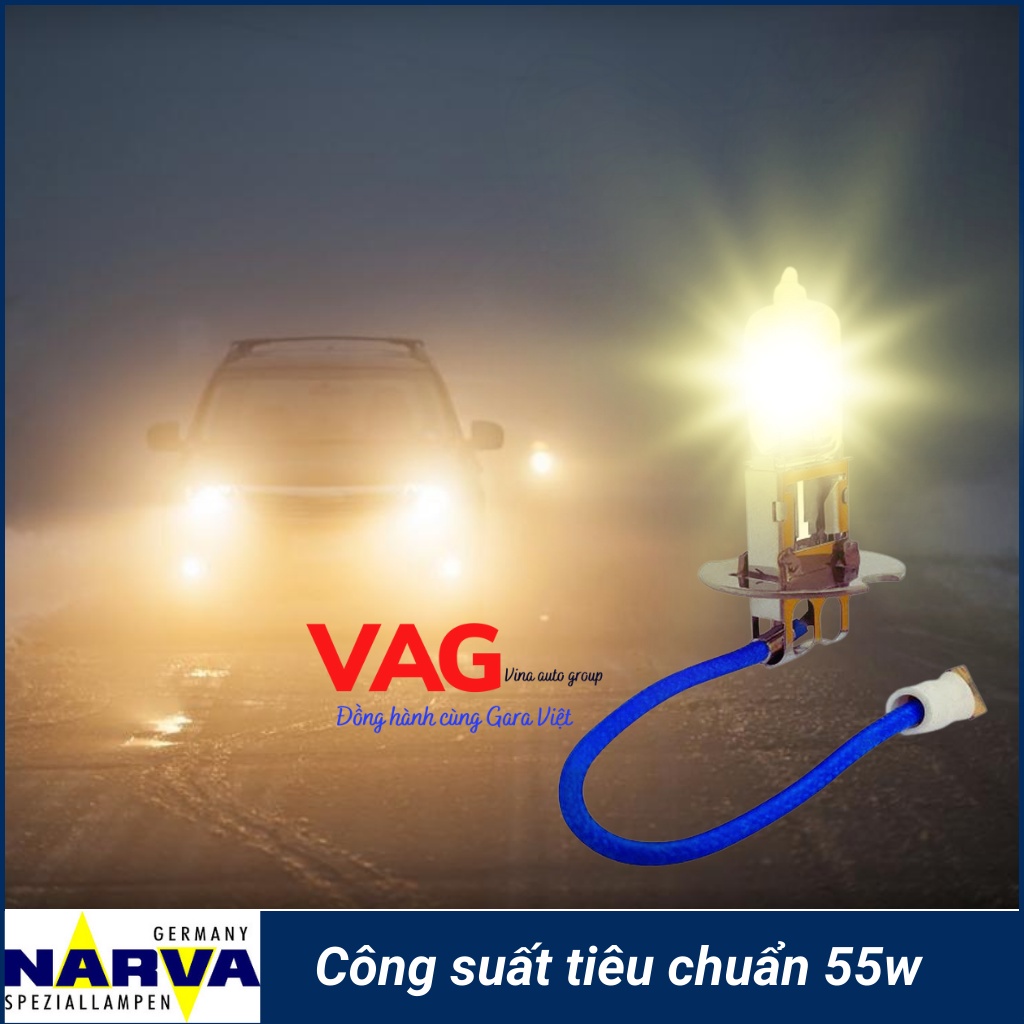 Bóng đèn NARVA H3 12V 55W chính hãng của Đức