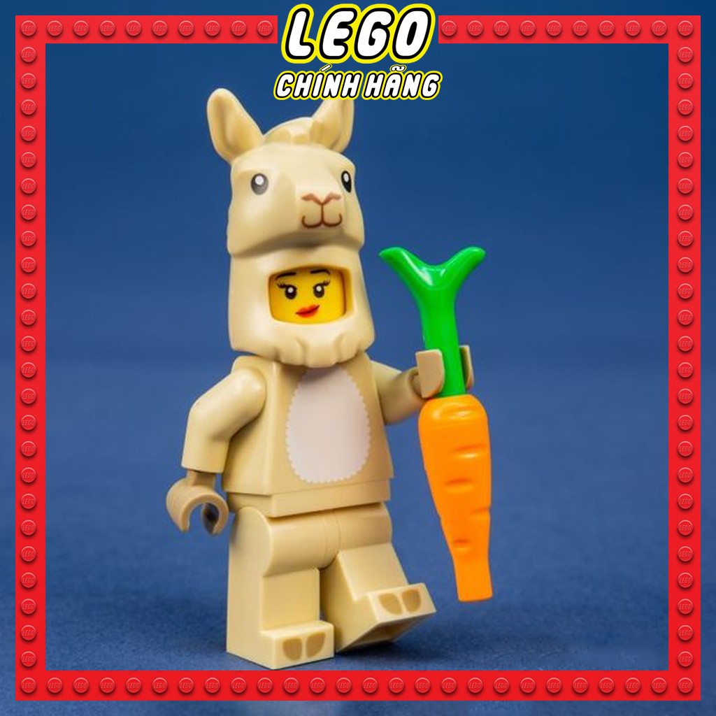 Nhân vật LEGO Minifigures 20 71027 Llama Costume Girl - Cô gái trong trang phục Lạc Đà NEWSEAL