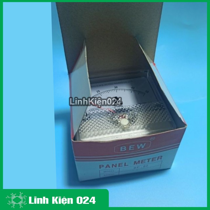Đồng hồ Ampe kế xoay chiều BEW 8x8x3.5Cm