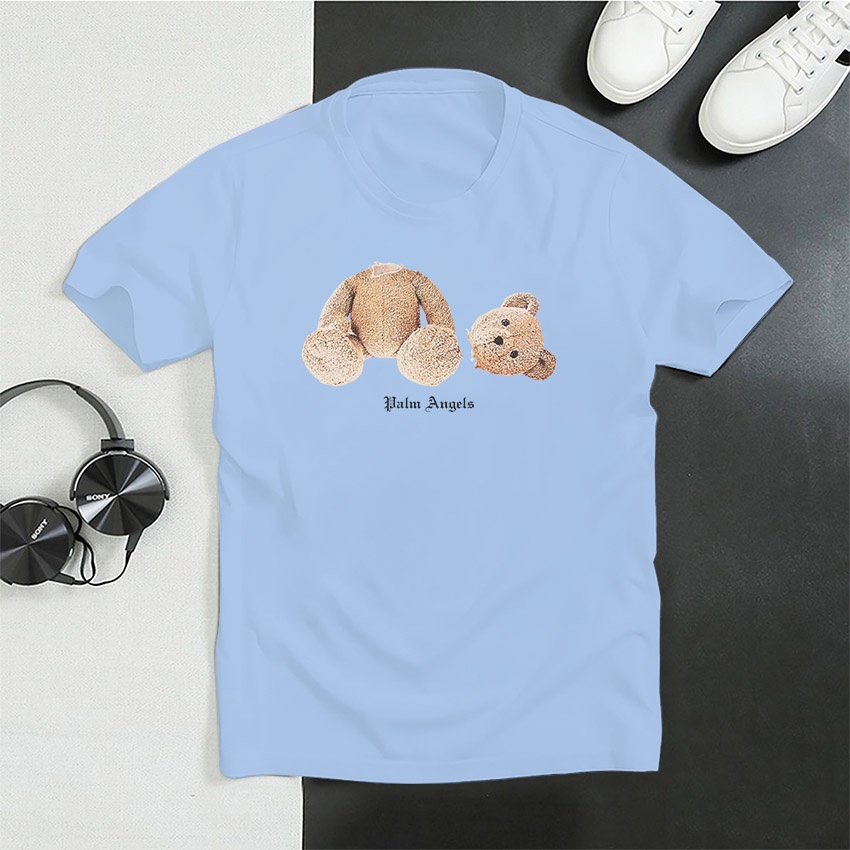 Áo thun in hình BEEBEE palm angels teddy-PAT001 100% COTTON | BigBuy360 - bigbuy360.vn